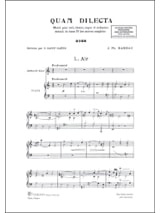 Quam Dilecta - RAMEAU - Partition - Chœur